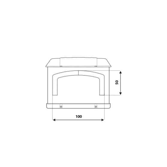 Maggiolina GT Measures Details - Autohome Roof Top Tents