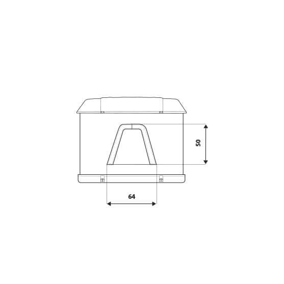 Maggiolina GT Measures Details - Autohome Roof Top Tents