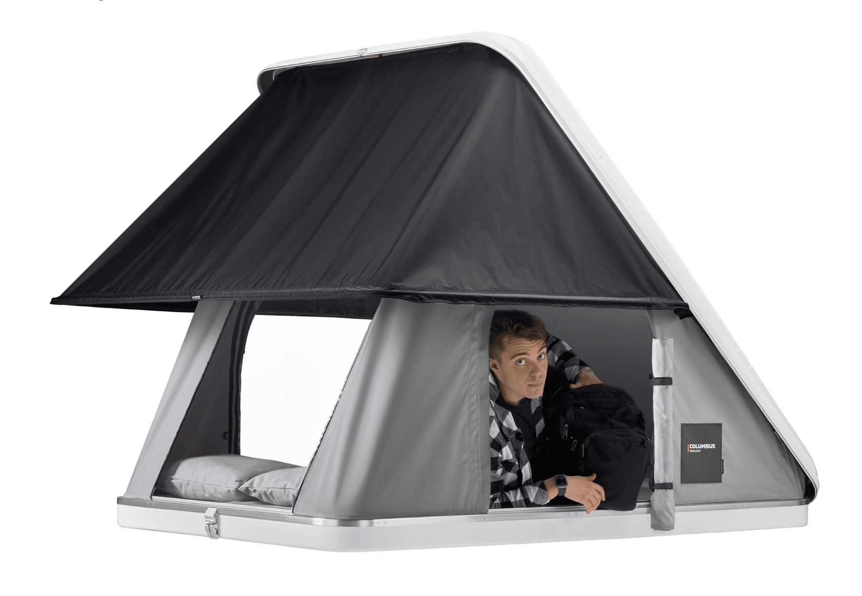 Nightroof M tenda da tetto per auto campeggio 140x240cm 3 posti