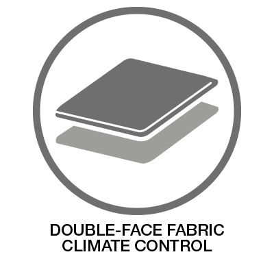 double face fabric climate control